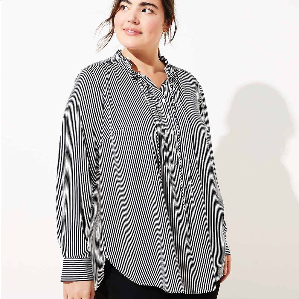 Striped Tunic Blouse